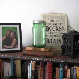 Bookshelf decor!